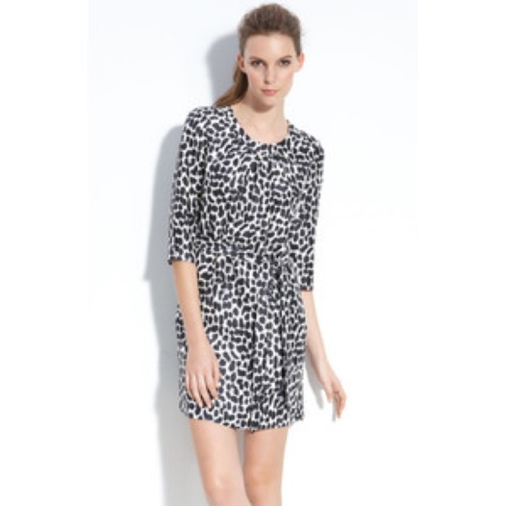 Kate Spade “Dorothy” animal print dress